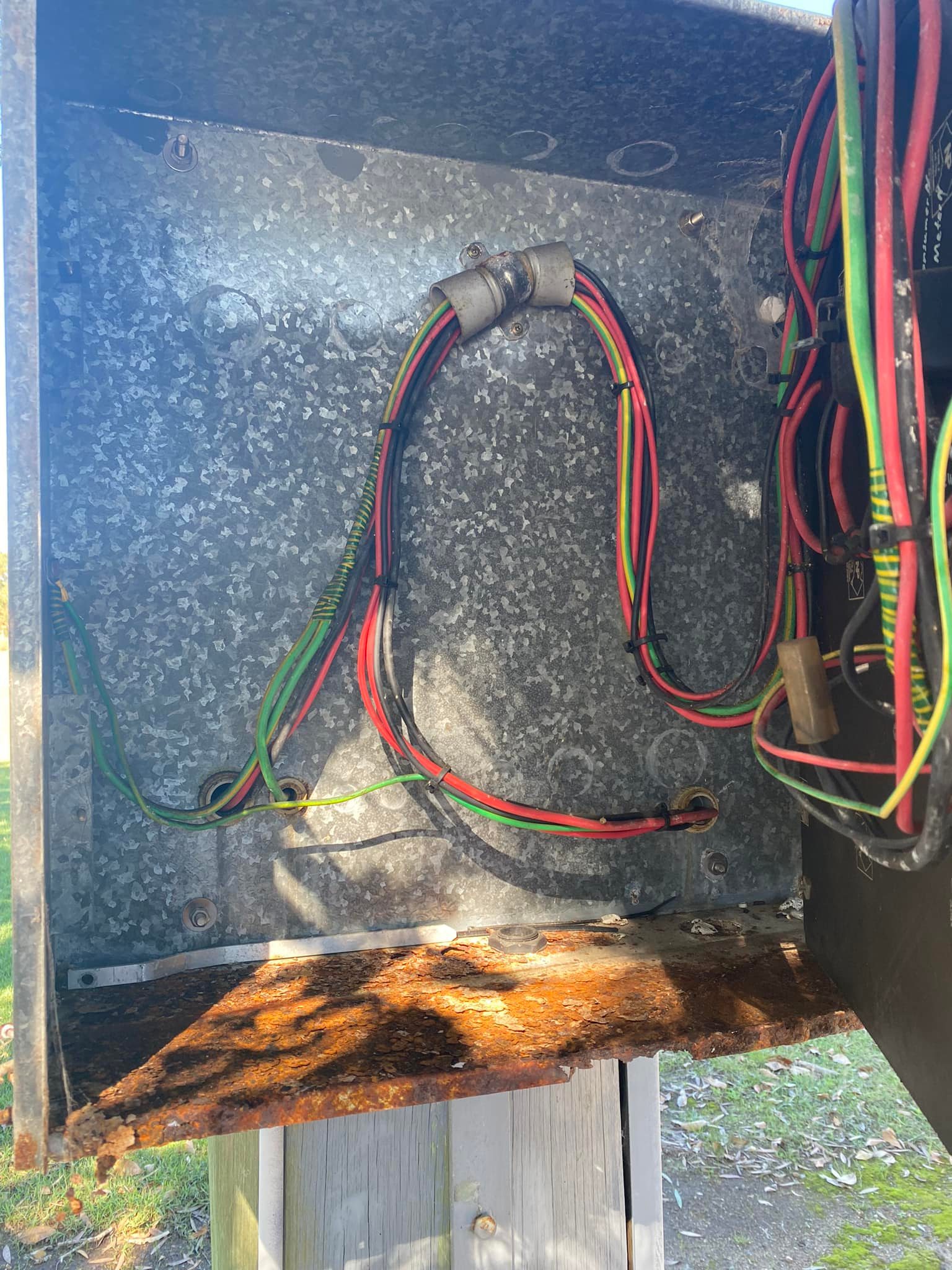 Rusty switchboard