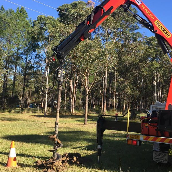 Power Pole Installation